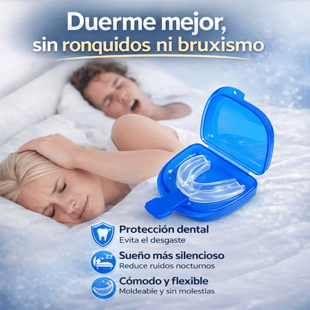 ¡Promo 2x1 Placa Anti Bruxismo! - Reduce los ronquidos y mejora el descanso en pareja cada noche