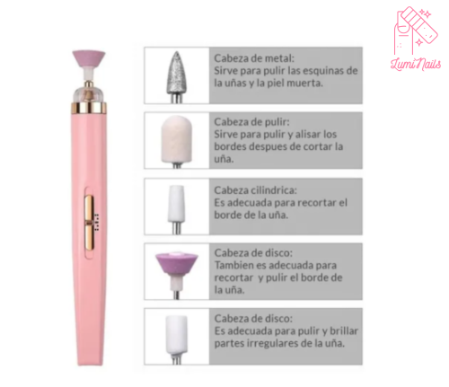 LumiNails - Limador de Uñas Eléctrico