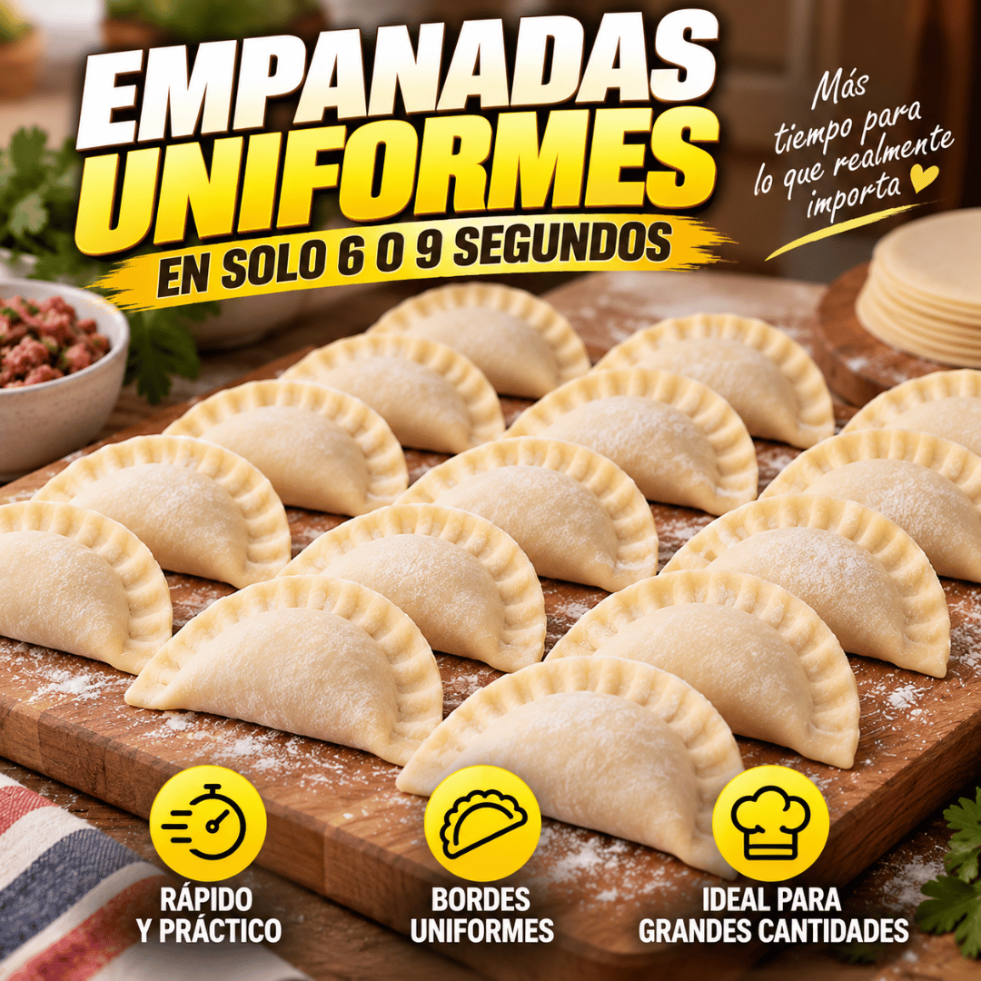 Maquina Mini Empanadas Eléctrica - Prepara empanadas de forma rápida, fácil y uniforme