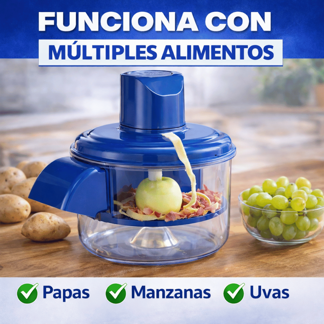 Pelador Eléctrico De Frutas y Verduras - Reduce tu tiempo en cocina con pelado automático