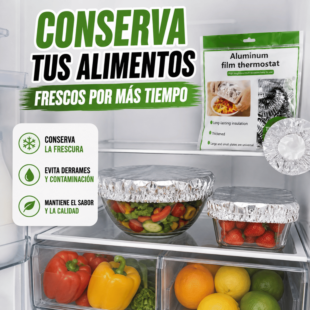 ¡Pack 50 Tapas Térmicas para Comida! - Mantén tus alimentos frescos de forma práctica