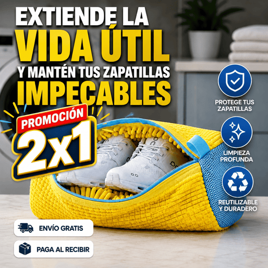 ¡Promo 2x1 Funda Protectora de Zapatillas! - Protege tus zapatillas durante cada lavado en lavadora