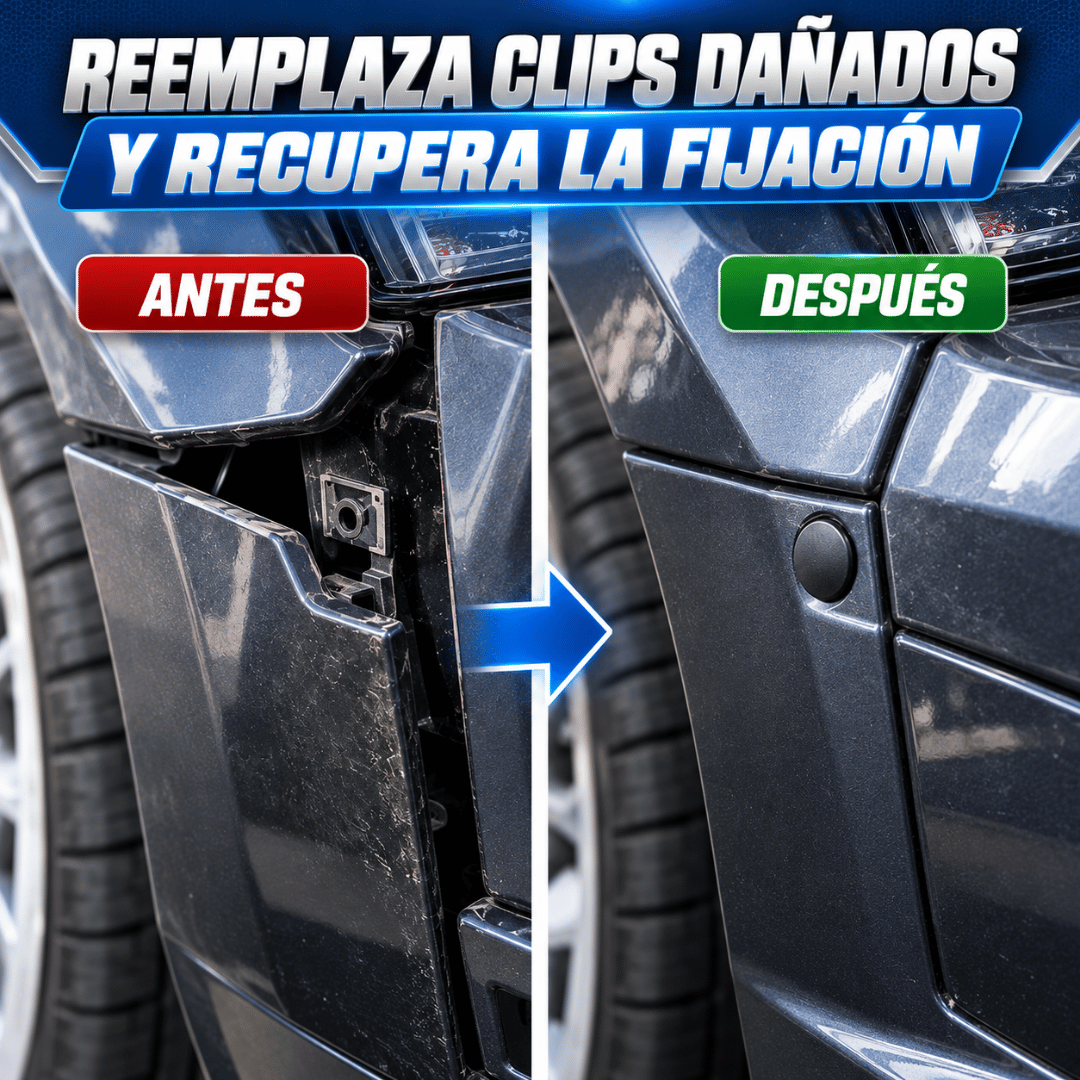 Kit 800 Clips y Sujetadores Para Auto - Soluciona piezas sueltas y renueva las fijaciones de tu auto
