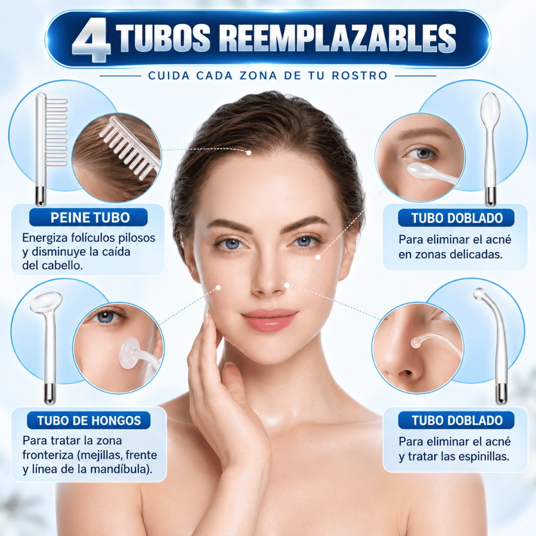 Terapia Facial Alta Frecuencia - Ayuda a reducir imperfecciones y conseguir una piel más radiante