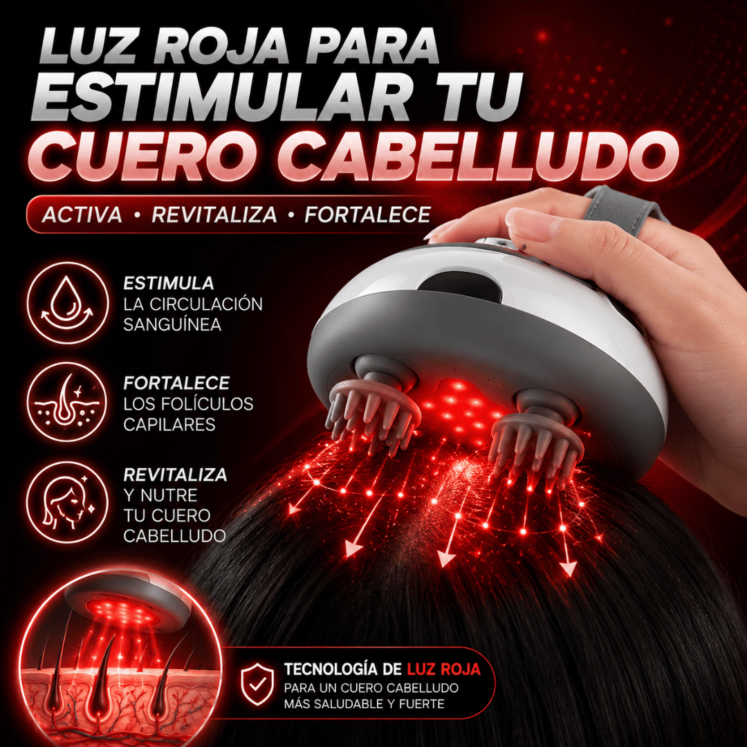 ¡Promo 2x1 Masajeador Cuello Cabelludo Eléctrico! - Masaje relajante para desconectarte del estrés diario