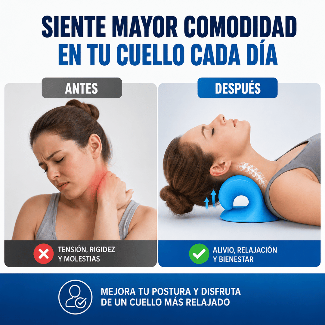 ¡Promo 2x1 Cojín Cervical! - Alivia dolor y mejora el cuello jorobado