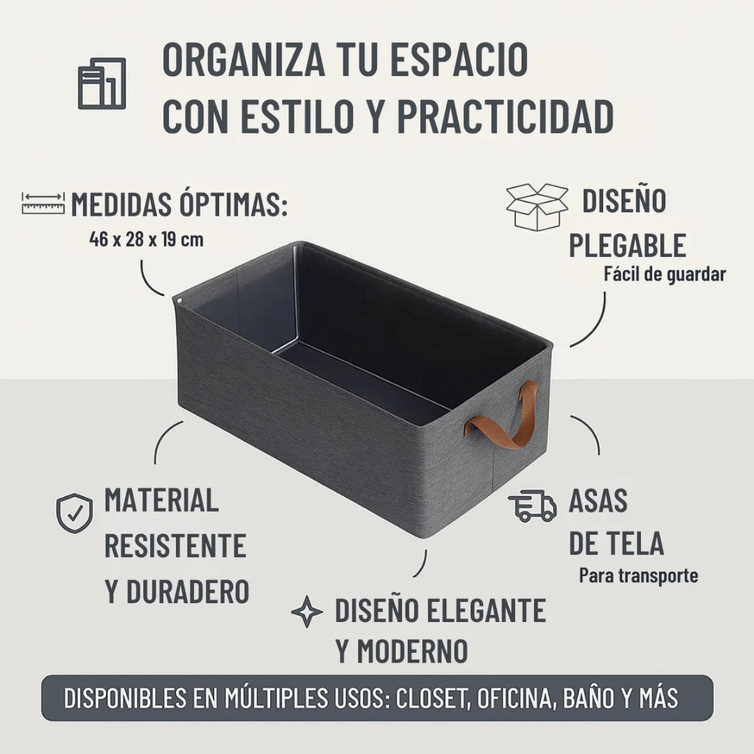 ¡Promo 2x1 Organizadora Plegable! - Organiza más sin ocupar más espacio