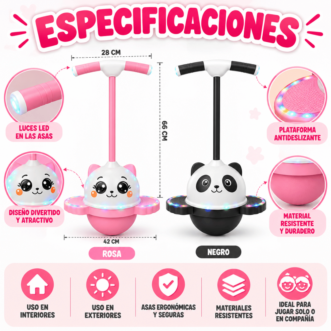 Juguete Pelota Saltarina - Más movimiento, equilibrio y diversión para niños