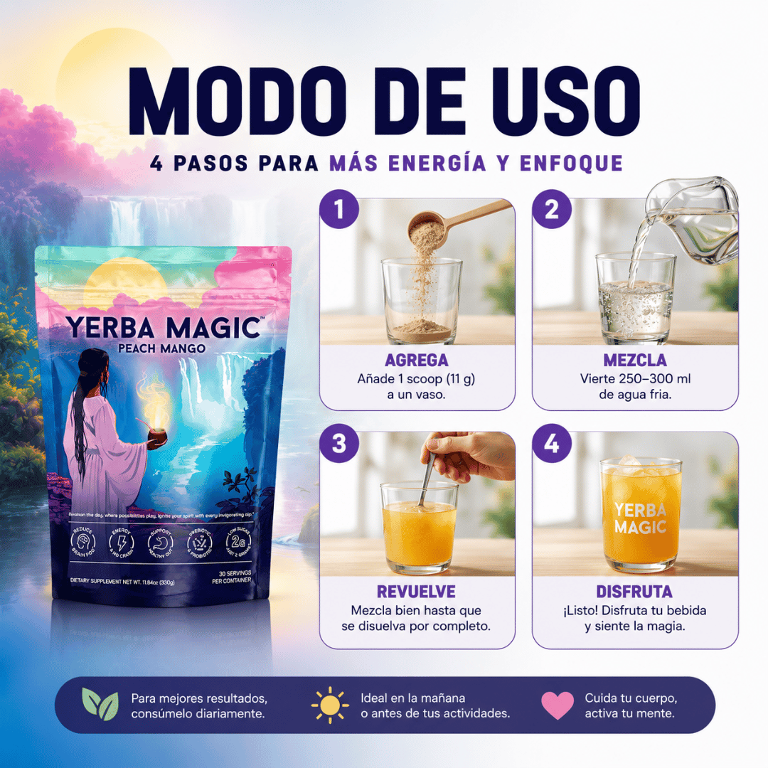 Yerba Magic - Ayuda a mantener tu energía y concentración durante el día