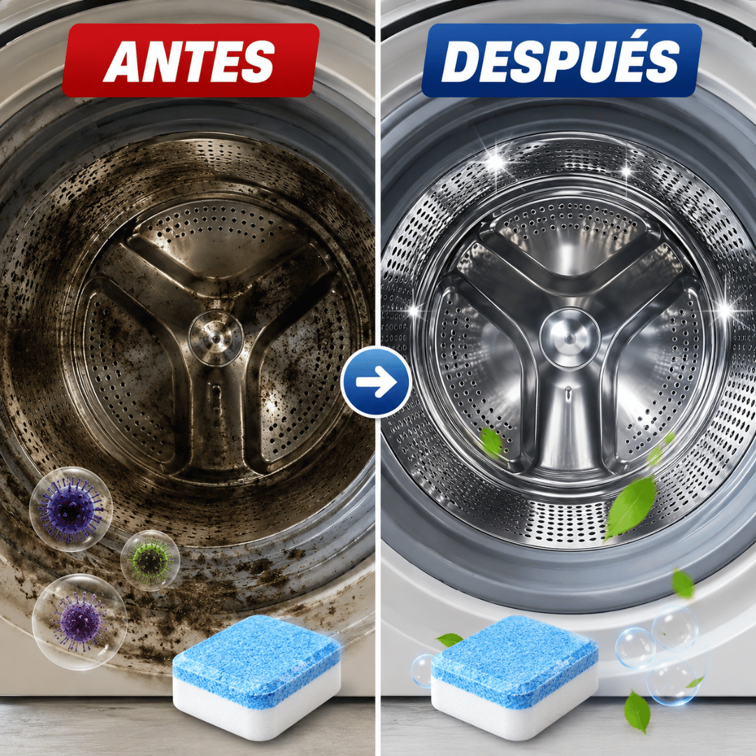 ¡Pack 36 Pastillas Limpia Lavadora! - Mantén tu lavadora limpia y libre de malos olores
