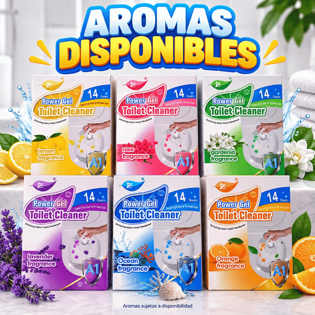 ¡Pack 4 Cajas Desodorante Para Inodoro! - Frescura y aroma agradable para tu baño por más tiempo