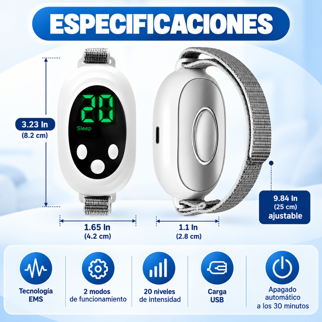 Dispositivo Alivio Estrés e Insomnio USB - Libera tensión diaria para un descanso mas profundo
