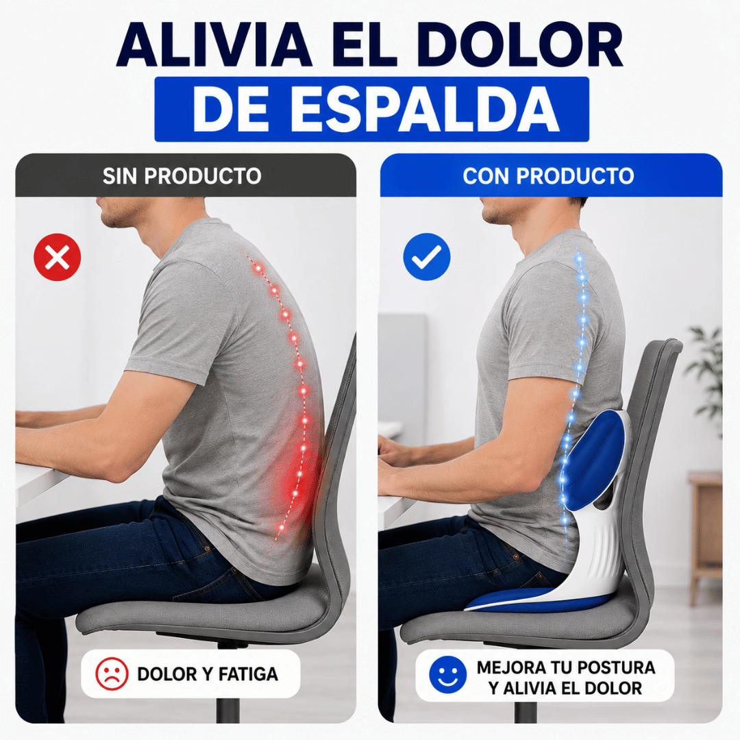 Cojin Correctora De Postura - Mantén una postura más cómoda mientras trabajas o estudias