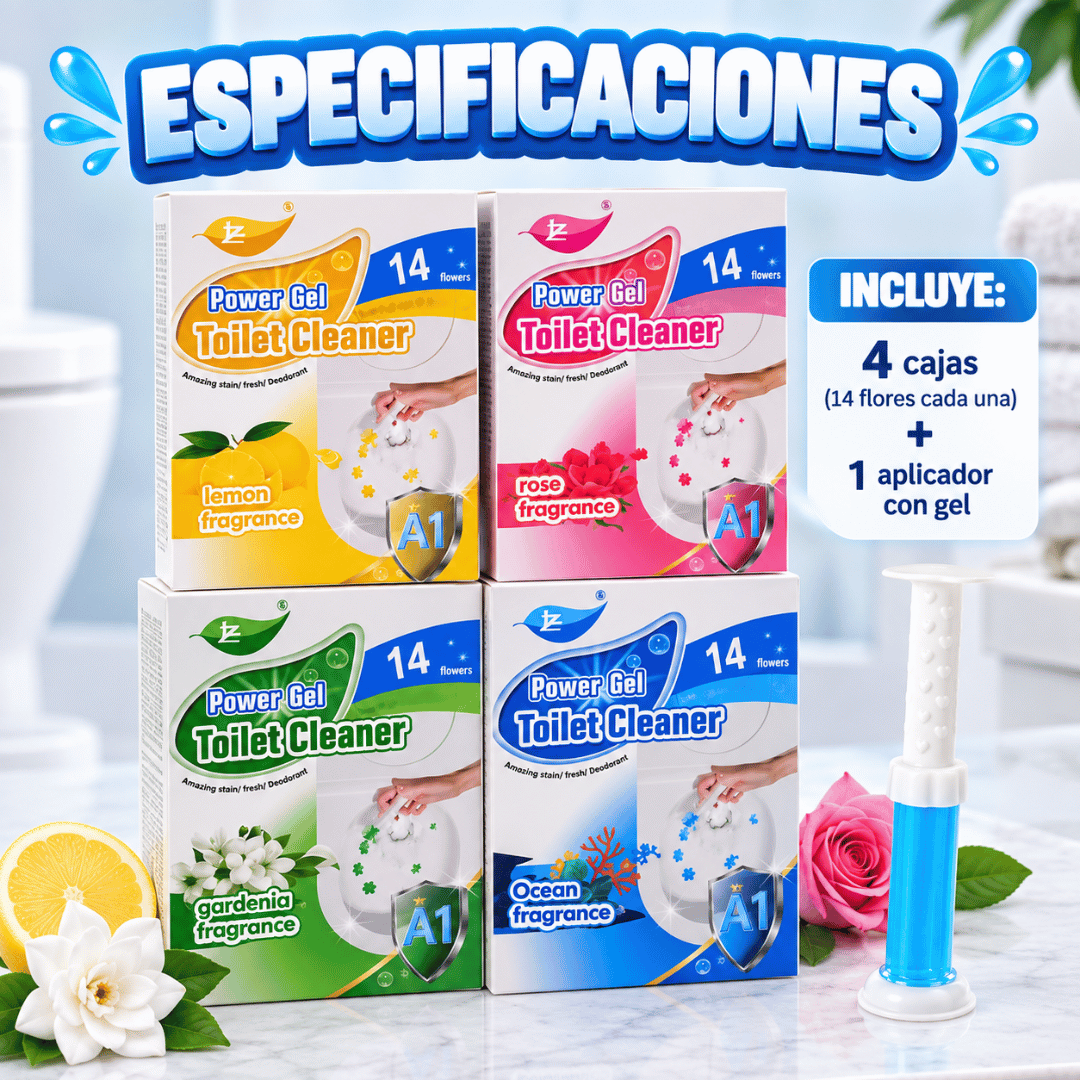 ¡Pack 4 Cajas Desodorante Para Inodoro! - Frescura y aroma agradable para tu baño por más tiempo