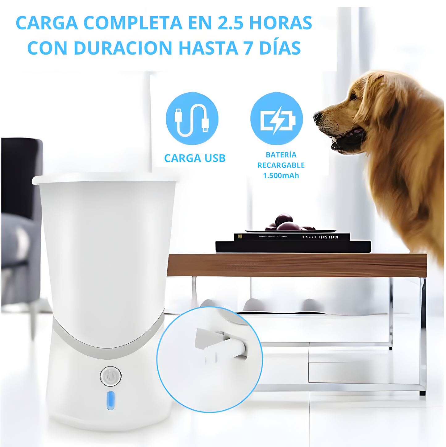 Limpiador Automático de Patas USB - ¡No mas patas sucias!
