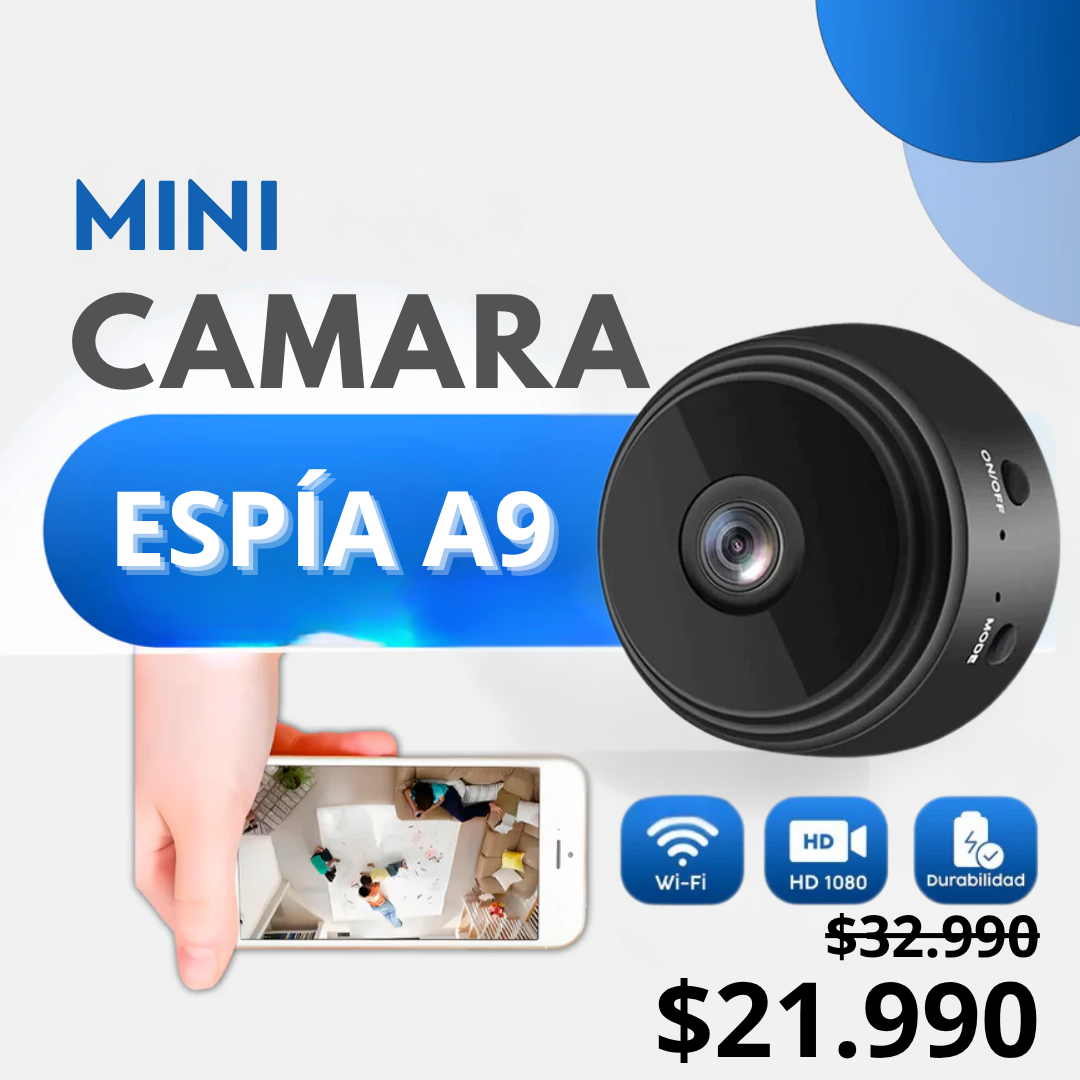 Mini Cámara Espía A9 - Protege lo que más te importa