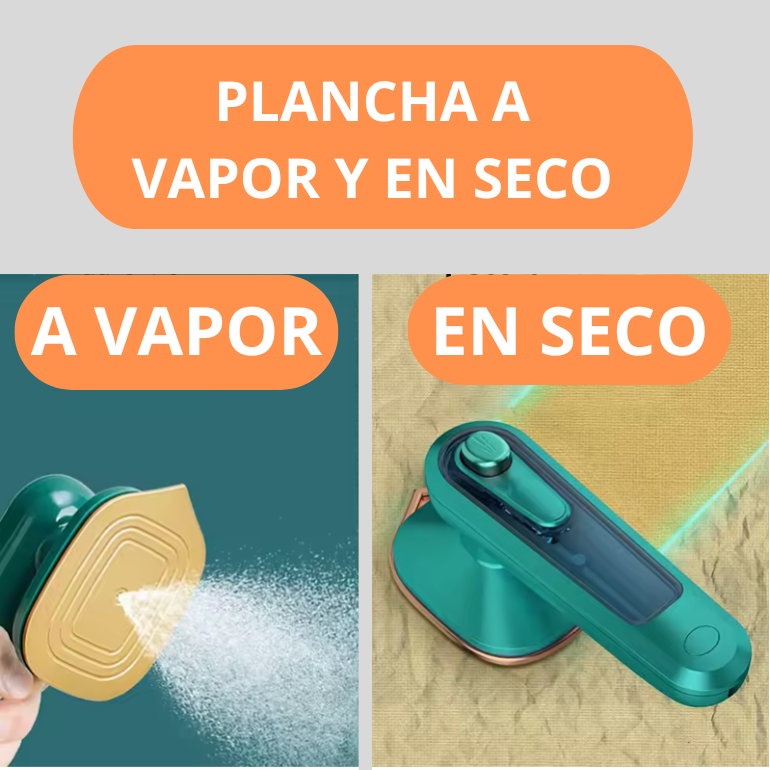 Mini Plancha a Vapor - ¡Olvídate de las arrugas!