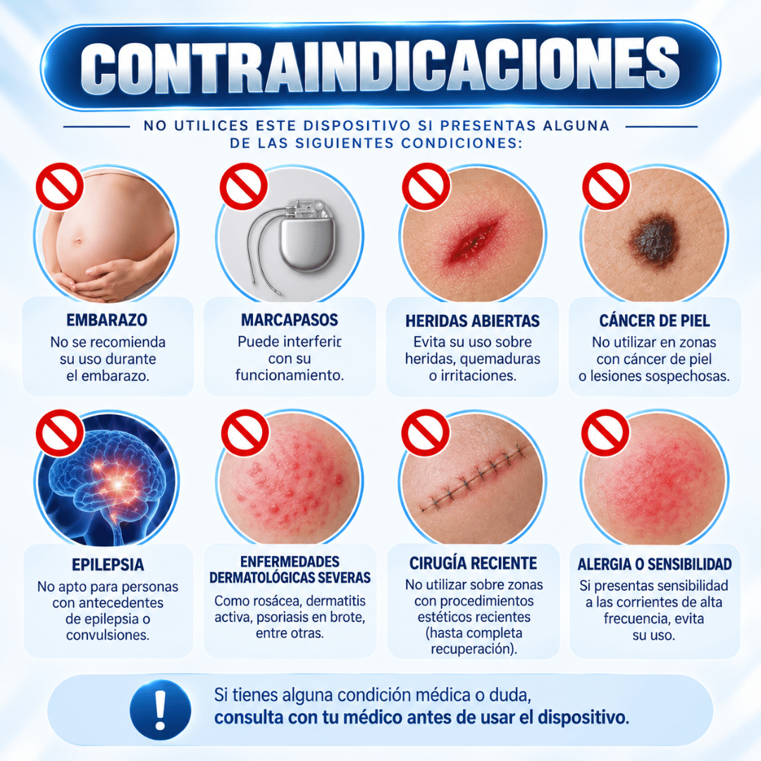 Terapia Facial Alta Frecuencia - Ayuda a reducir imperfecciones y conseguir una piel más radiante