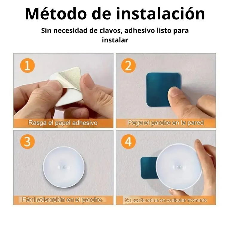 Pack x3 Lámparas LED Recargable con Sensor Movimiento - ¡Ilumina tus espacios!