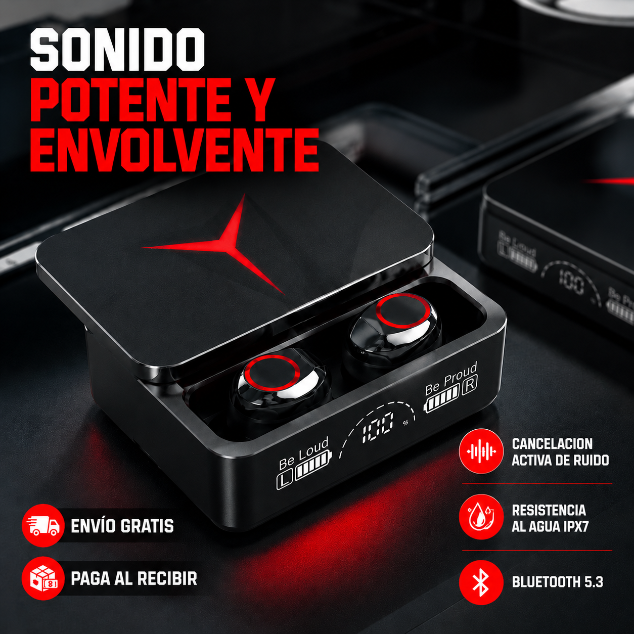 Audifonos Inalámbricos M90 Pro - Sonido potente y envolvente
